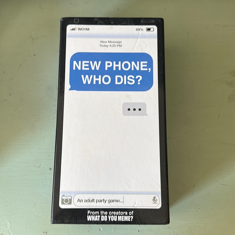 New Phone, Who Dis? Card Gane